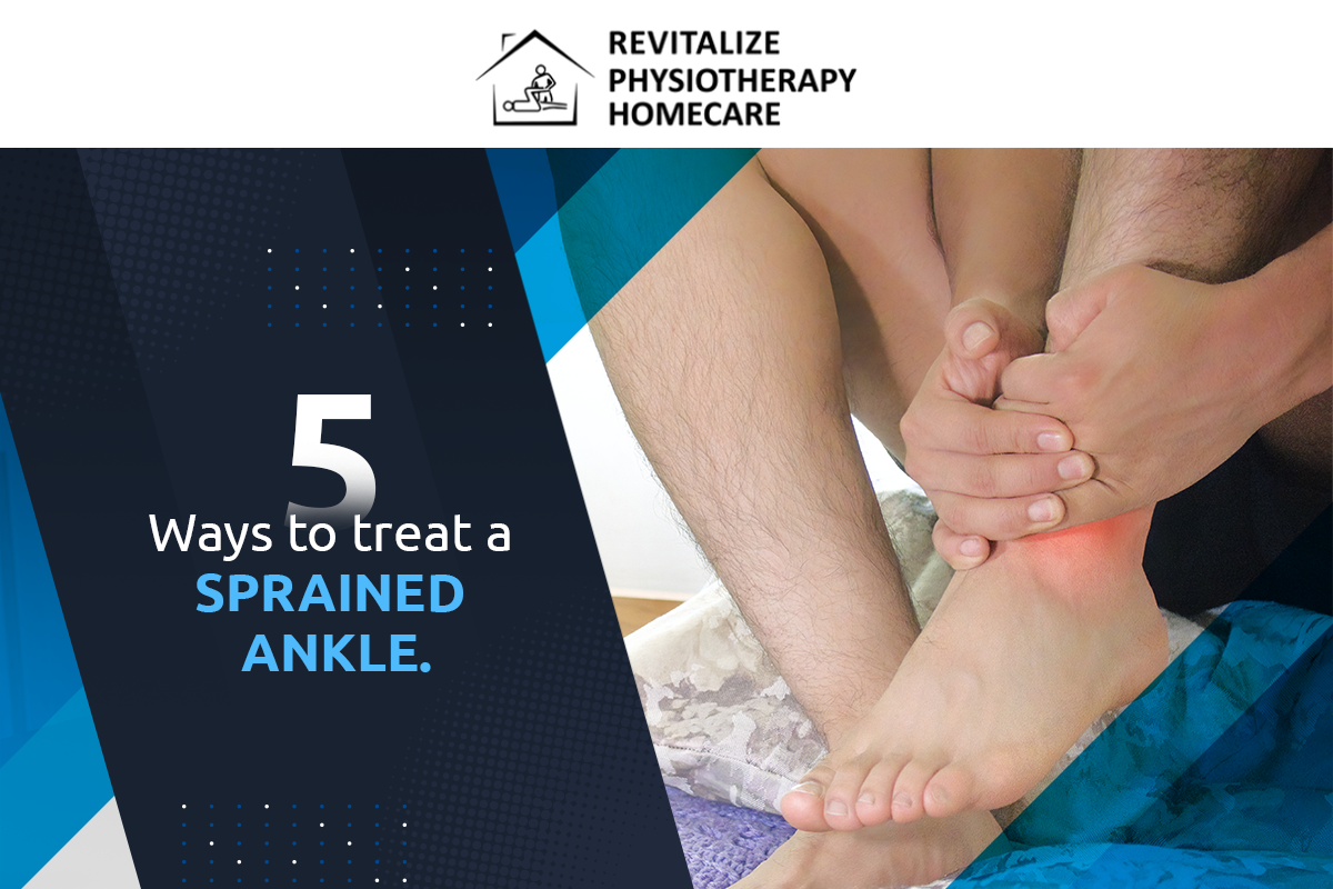 5 Ways to treat a sprained ankle.